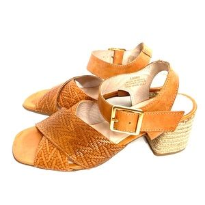 Marroqui Sanchez Open Toe Block Heel size 8